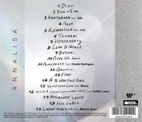 Nuda10 (Sanremo 2021) - CD Audio di Annalisa - 3