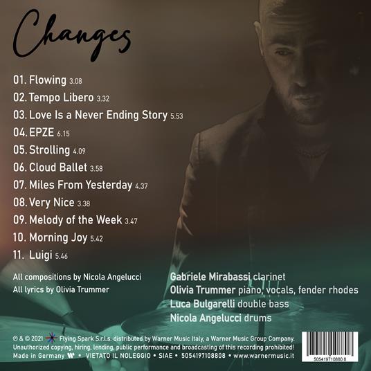 Changes (feat. Gabriele Mirabassi) - CD Audio di Nicola Angelucci - 2