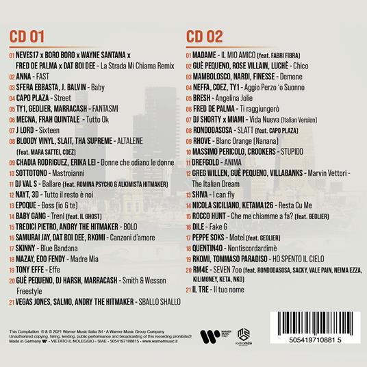 One Two One Two vol. 5: Rap italiano 2021 - CD Audio - 2