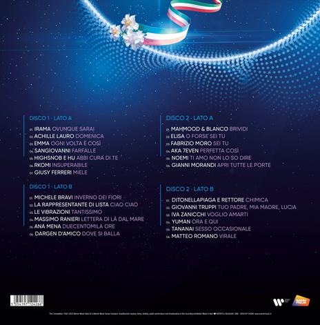 Sanremo 2022 (140 gr. Crystal Vinyl) - Vinile LP - 3