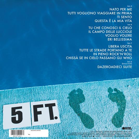Fuori come va? (Remastered 2002-2022) (Limited Edition 180 gr. Clear Marble  Blue Vinyl) - Ligabue - Vinile