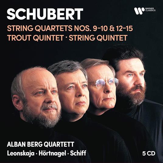 String Quartets Nos. 9-10, 12-15 - CD Audio di Franz Schubert,Alban Berg Quartett