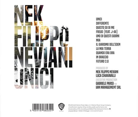 Unici - CD Audio di Nek - 2