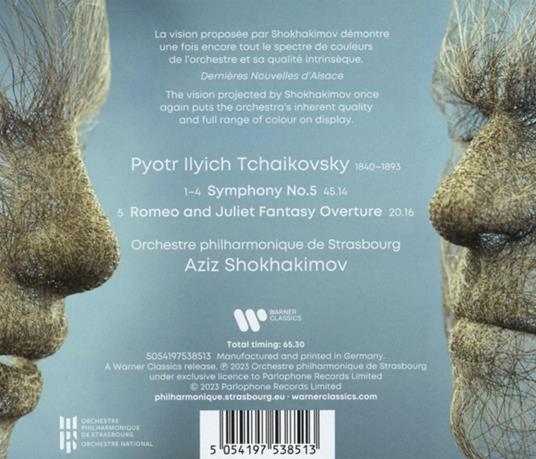Symphony No.5-Romeo & Juliet - CD Audio di Pyotr Ilyich Tchaikovsky,Aziz Shokhakimov - 2