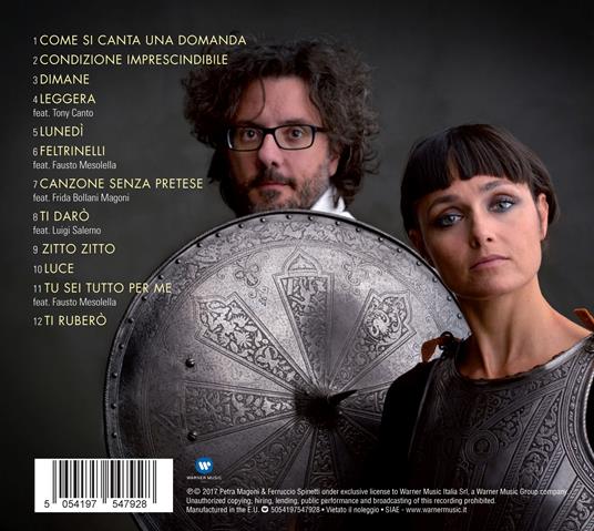 Musica Nuda. Leggera - CD Audio di Petra Magoni,Ferruccio Spinetti - 2
