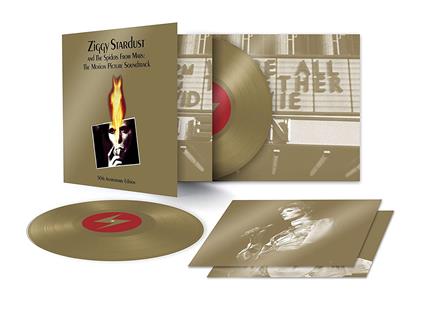 Ziggy Stardust and the Spiders (Colonna Sonora) (50th Anniversary Gold Vinyl Edition) - Vinile LP di David Bowie