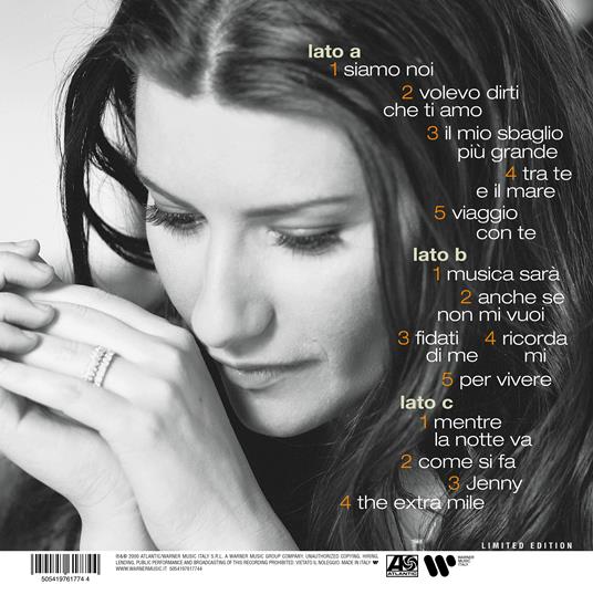 Tra te e il mare (2 LP 180 gr. Purple Vinyl - Limited & Numbered Edition) - Laura  Pausini - Vinile
