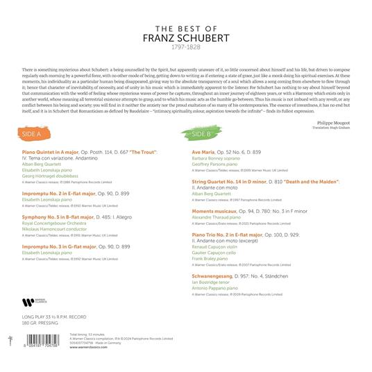 Best of Schubert - Vinile LP di Franz Schubert - 2