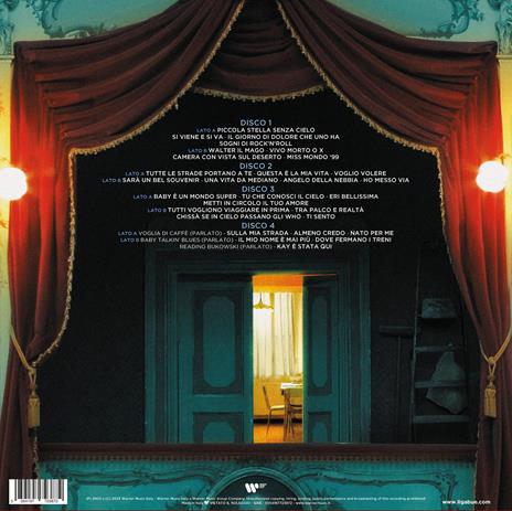 Giro d'Italia (Semi Acustico - Box 4 LP Arancione Trasparente - Edizione limitata) - Vinile LP di Ligabue - 4