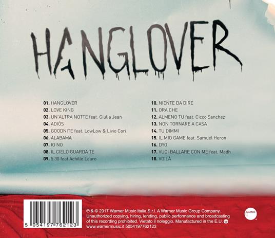 Hanglover - CD Audio di Fred De Palma - 2