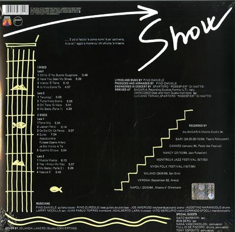 Sciò. Live - Vinile LP di Pino Daniele - 2