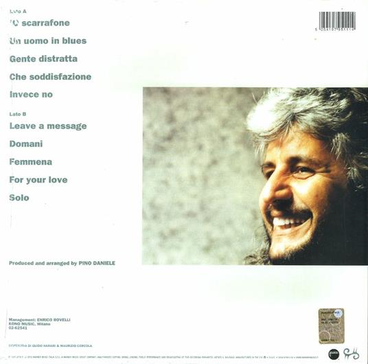 Un uomo in blues - Vinile LP di Pino Daniele - 2