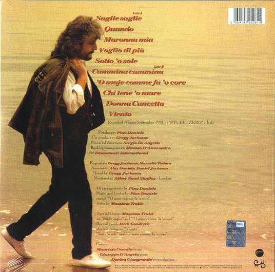 Sotto 'o sole - Vinile LP di Pino Daniele - 2
