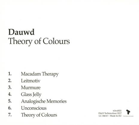 Theory of Colours - CD Audio di Dauwd - 2