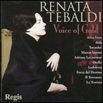 Voice of Gold - CD Audio di Renata Tebaldi