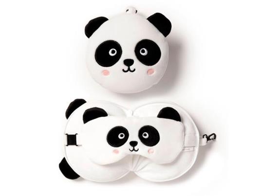 Resteazzz Adoramals Panda Bear Da Viaggio Cuscino Eye Mask Puckator