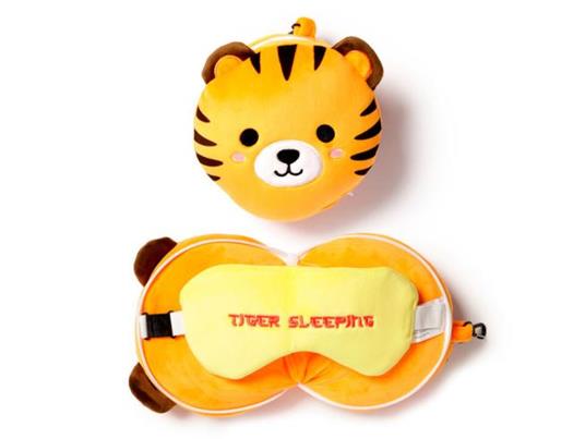 Relaxeazzz Adoramals Tiger Da Viaggio Cuscino Eye Mask Puckator