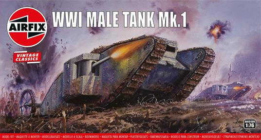Mezzi Militari Ww1 "Male" Tank Vintage Classics