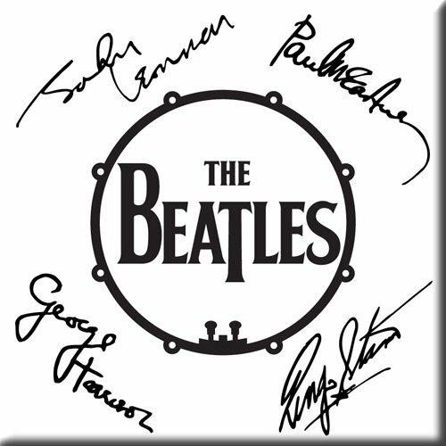 Magnete The Beatles. Signed Drum Logo