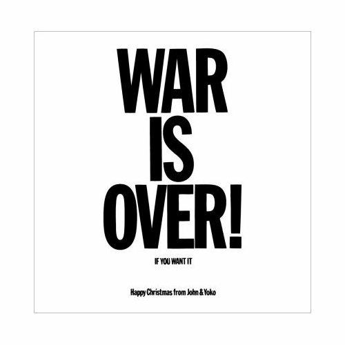 John Lennon Greeting Card: War Is Over
