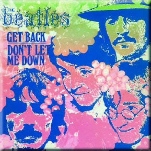 Magnete in metallo The Beatles. Get Back / Don'T Let Me Down Psychedelic Version