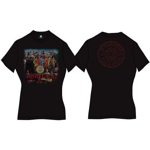 T-Shirt Donna The Beatles. Sgt Pepper