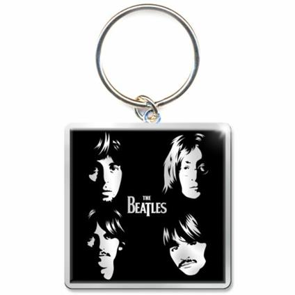 Portachiavi in Metallo The Beatles. Illustrated Faces