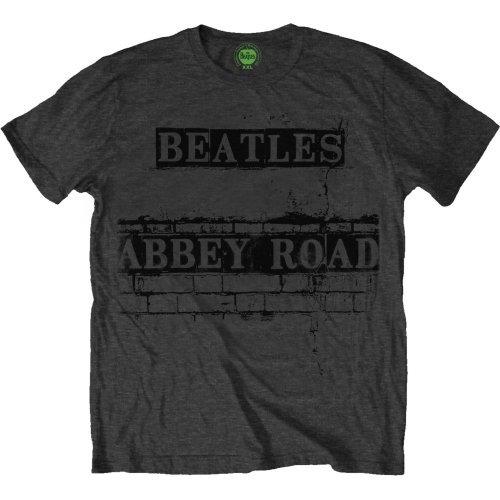 T-Shirt The Beatles Men's Tee: Abbey Road Sign