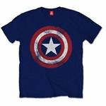 T-shirt unisex Captain America. Distressed Shield