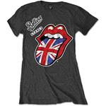 T-Shirt Donna The Rolling Stones. Vintage British Tongue