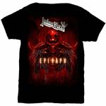 T-Shirt Judas Priest Men's Tee: Epitaph Red Horns