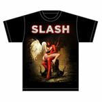 T-Shirt Slash Men's Tee: Angel With Logo