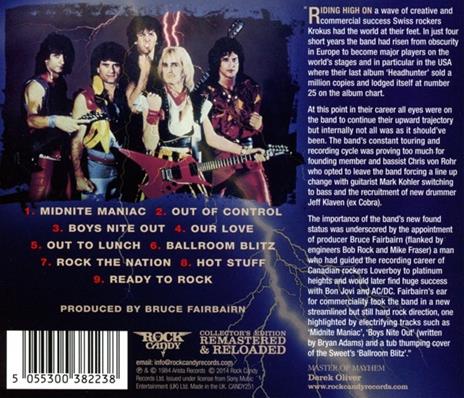 Blitz (Special Edition) - CD Audio di Krokus - 2