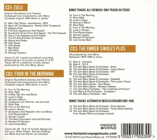 Soundtracks and Singles - CD Audio di John Barry - 2