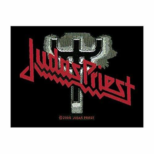 Judas Priest Logo Fork-unisex O/s Standard Patch Accessories Multi-coloured Retail Packaged Sold In Multiples Of 10 Per Design.