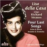 Vier Letzte Lieder - CD Audio di Richard Strauss,Lisa Della Casa