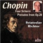 Scherzi - Preludi - CD Audio di Frederic Chopin,Sviatoslav Richter