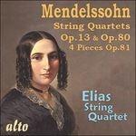 Quartetti op.13, op.80 - Quattro pezzi op.81
