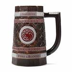 Boccale Trono di Spade Targaryen. Game of Thrones