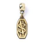 Fantastic Beasts Charm Newt Scamander Logo (antique brass plated)
