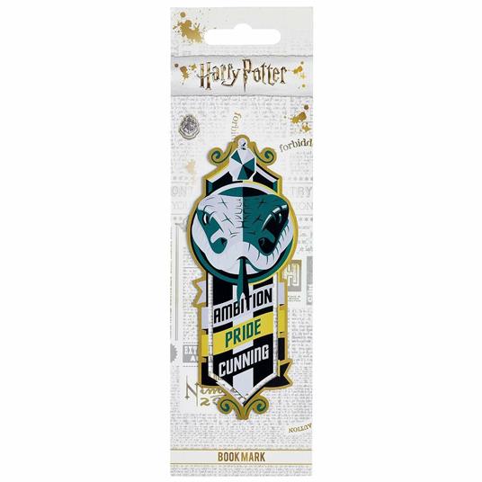 Harry Potter: Slytherin Bookmark. Segnalibro