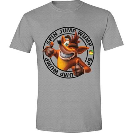 T-Shirt Crash Spin Jump Wump (Grey) 2XL