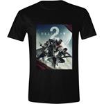 T-Shirt Unisex Tg. S Destiny 2. Key Art Black