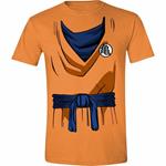 T-Shirt Unisex Tg. L. Dragon Ball Z: Goku Costume Orange