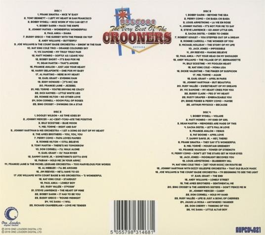 101 the Very Best of the Crooners - CD Audio - 2