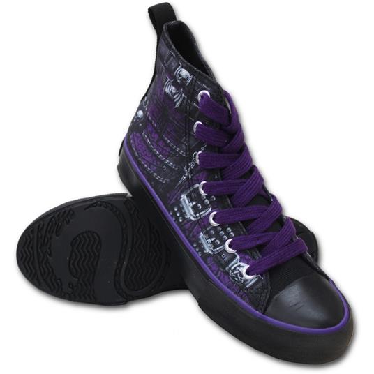 Spiral. Waisted Corset. Sneakers. Ladies High Top Laceup