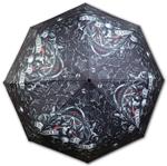 Spiral: In Goth We Trust - Compact Travel Umbrella With Auto Open & Close (Ombrello)