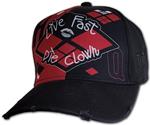 Cappellino Spiral: Harley Quinn - Die Clown - Baseball Cap Ditressed With Metal Clasp