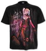 Spiral: Harley Quinn - Trick Or Treat - Front Print Black (T-Shirt Unisex Tg. XL)