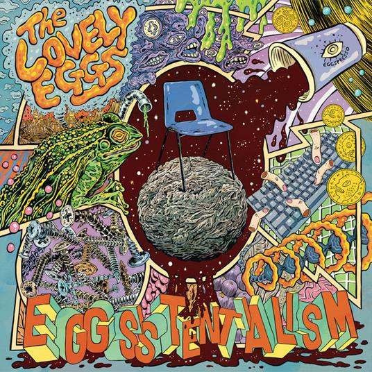 Eggsistentialism (Transparent Blue Vinyl) - Vinile LP di Lovely Eggs